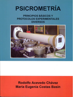 cover image of Psicometría. Principios básicos y protocolos experimentales diversos